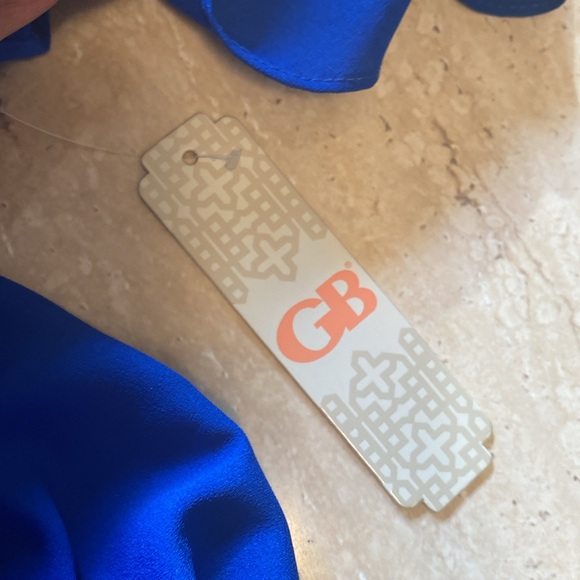 NWT Gianni Bini  blue wrap dress, see measurements and photos below - Picture 12 of 12